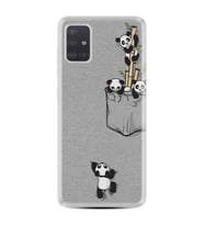 Samsung a71 A72 A73 A7 A9 2018 C7 C9 Kılıf Desenli Silikon Pandalar 1798