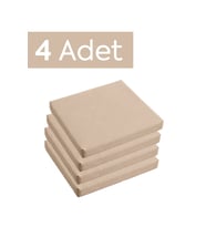 Renkli 40x40x4 Bağcıklı Çıkarılabilir Kılıflı Su İtici Oturum Minderi