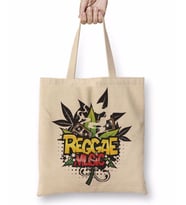 Reggae Music Müzik Bez Çanta Uzun Saplı