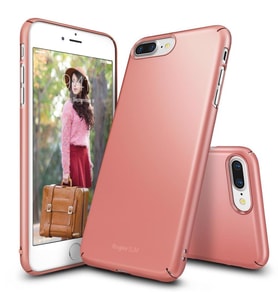 Ringke Slim iPhone 7/8 Plus ile Uyumlu KIlıf Rose Gold İnce Şık Tasarım