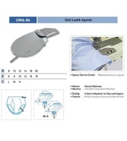 Gizli Lastik Temiz Katlama Aparatı 12x14 / UMA-86