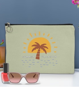 BK Gİft Yaz Temalı-6 Astarlı Portföy Çanta 30x21cm(12 Renk Seçeneği), Baskılı El Çantası, Organizer Çanta (Mint Yeşili)