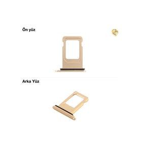 İphone Xr Sim İç Yuvası Tekli Sarı Sim yuvası sim tepsisi sim aparatı yeni sim yuvası tekli sim tepsisi sim çekmecesi