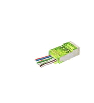 Cat6E Ez Rj45 Metal Konnektör 100 Adet Plastik Kutu - Yeşil ND2417