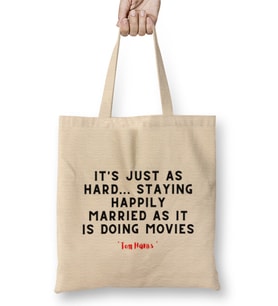 Tom Hanks Quotes Bez Çanta Uzun Saplı