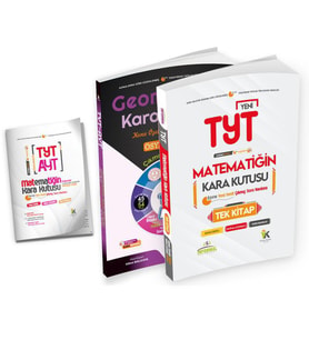 YKS TYT Matematik TEK Kitap ve Geometrinin Kara Kutusu 2li Dijital Çözümlü Çıkmı