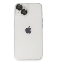 Newface Apple iPhone 14 Kılıf Luko Lens Silikon - Yeşil