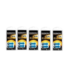 Duracell 675 Kulaklık Pili 5 Paket 30 Adet