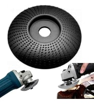 SİYAH Ahşap Eğe Diski 125 Mm Avuç Taşlama Için Ahşap Oyma Eğe Törpü Diski