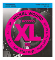 DADDARIO EXL170SL BASS GİTAR TEL SETİ , XL, 45-100, SUPER LONG