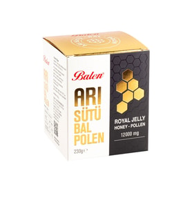 Arı Sütü Bal Polen Karışım 230 gr 12000 Mg