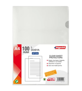 Bigpoint L Dosya Standart 90 Mikron 100'lü Paket