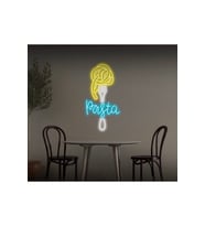 Pasta Yazılı ve Şekilli Neon Tabela