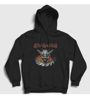 Presmono Unisex Siyah Dragon V2 Blind Guardian Kapüşonlu Sweatshirt 378607tt