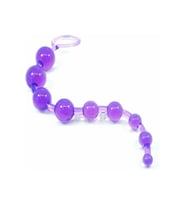 VE VAJİNAL 25 CM SIRALI JEL MOR ZEVK TOPLARI  PLUG –  PLUG – BONCUKLU  PLUG