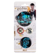 Rozet & Broş Harry Potter Hogwarts Binası 4 adet Lisanslı (Karışık)