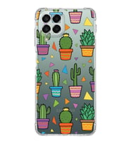 PrintiFy Samsung Galaxy M33 Uyumlu Water Color 4 Baskılı Şeffaf Köşe Korumalı Antişok Kılıf