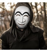 Nessiworld Koreli Hırsız Teatral Hahoe Maskesi - Para Heist Maskesi - Dali Maskesi