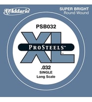 D'Addario PSB032 ProSteels Bas Gitar Tek Tel (Paslanmaz Çelik)