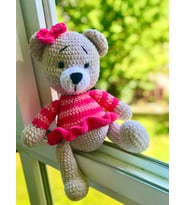 Amigurumi  Kadife Ponçik Ayıcık