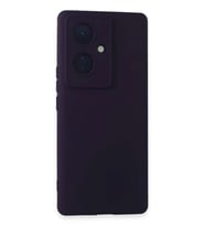 V29 Lite Kılıf Nano içi Kadife Silikon - Mor