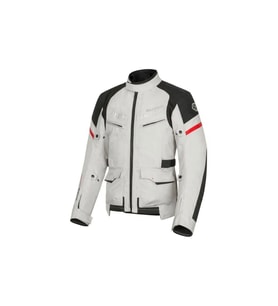 Motosiklet Montu 4 Mevsim Long Dayanıklı Oxford Kumaş Yumuşak Astarlı Motor Mont Man Grey