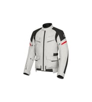 Motosiklet Montu 4 Mevsim Long Dayanıklı Oxford Kumaş Yumuşak Astarlı Motor Mont Man Grey
