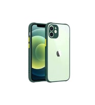 Apple iPhone 12 Uyumlu Kılıf Zore Kaff Kapak (Koyu Yeşil)