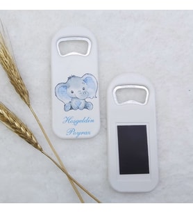 Hayaller Dükkanı 30 Adet Fil Baskılı Dikey Açacak Magnet 4,5x10,5 Cm Uv Erkek Bebek Magnetleri