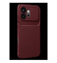Huawei Honor 600 Auto Focus Karbon Kapak - Bordo
