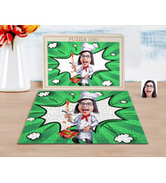 BK Gift Kişiye Özel Kadın Chef Karikatürlü 1000 Parça Profesyonel Puzzle-2