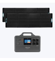 ANTFEA S2200 Pro + 2 adet 300W Taşınabilir Güneş Paneli [ 2.4 kW / 2.2 kWh / 600 W ]