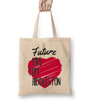 Future Mrs Tom Hiddleston Love Heart Bez Çanta Uzun Saplı