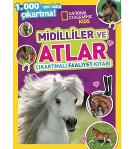 Kids Midilliler ve Atlar Çıkartmalı Faaliyet Kitabı