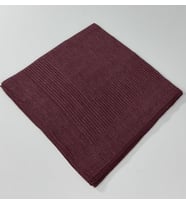 Miray Pano Pamuk Eşarp - 95 x 95 - 0623 (Bordo)