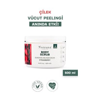 Noreana Çilek Özlü Body Scrub Batık Karşıtı & Cilt Tonu Eşitleyici Vücut Peelingi 500 ml