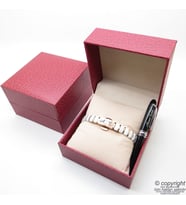 Kişiye Özel Seramik Beyaz Rose Gold Bileklik Unisex + İsme Özel Mini Cep Kalemi - Hediyelik Kutulu Set (Karışık)