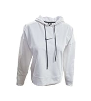 Nike 0734 Kadın Kapişonlu Crop Dalgıç Sweatshirt - Beyaz - ST00161-Beyaz-M (Beyaz)