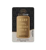 Harem Altın 100 gr 999.9 IAR Gram Külçe Altın (Çok Renkli)