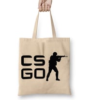 Csgo Counter Strike Logo Bez Çanta Uzun Saplı