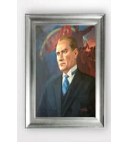 Gümüş Çerçeveli Atatürk Tablo a433