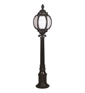 AVONNI BSU-68203-BSY-BOP Siyah Boyalı Dış Mekan Aydınlatma E27 ABS Akrilik Cam 26cm