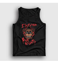 Presmono Unisex Siyah Survived Fnaf Five Nights At Freddy's Atlet 472508tt