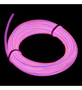 EL Wire Neon İp Led - Pembe (3m)