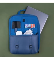 Minbag XXL Aspen Laptop ve Tablet Çantası 17 Inch LACİVERT