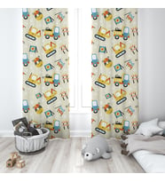 Çocuk Odası Dijital Baskılı 135x260cm Tek Kanat Fon Perde Model 00006