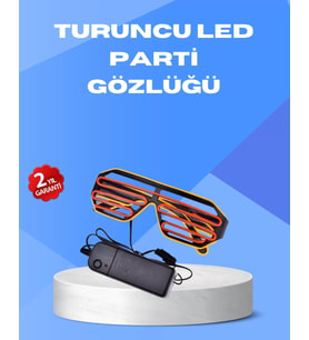 Gece Eğlencelerine Özel Renkli Led Işıklı Gözlük