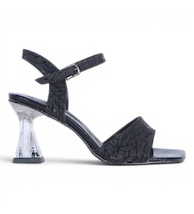 Byn Ayışığı By41 Siyah 10Cm Kadın Topuklu Sandalet