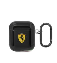 Apple Airpods Kılıf Ferrari Orjinal Lisanslı IML Baskılı Klasik Logolu TPU Kılıf