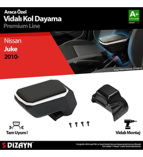 Nissan Juke Uyumlu ABS Vidalı Kol Dayama Kolçak Gri 2010 Üzeri A+Kalite Parça